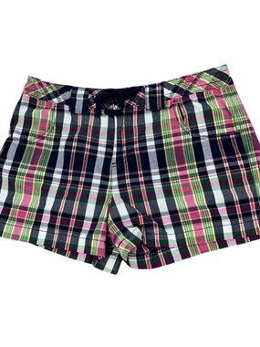 LFL 1982 Women’s Plaid Mid Rise Shorts Size S Inseam 3”  100% Cotton